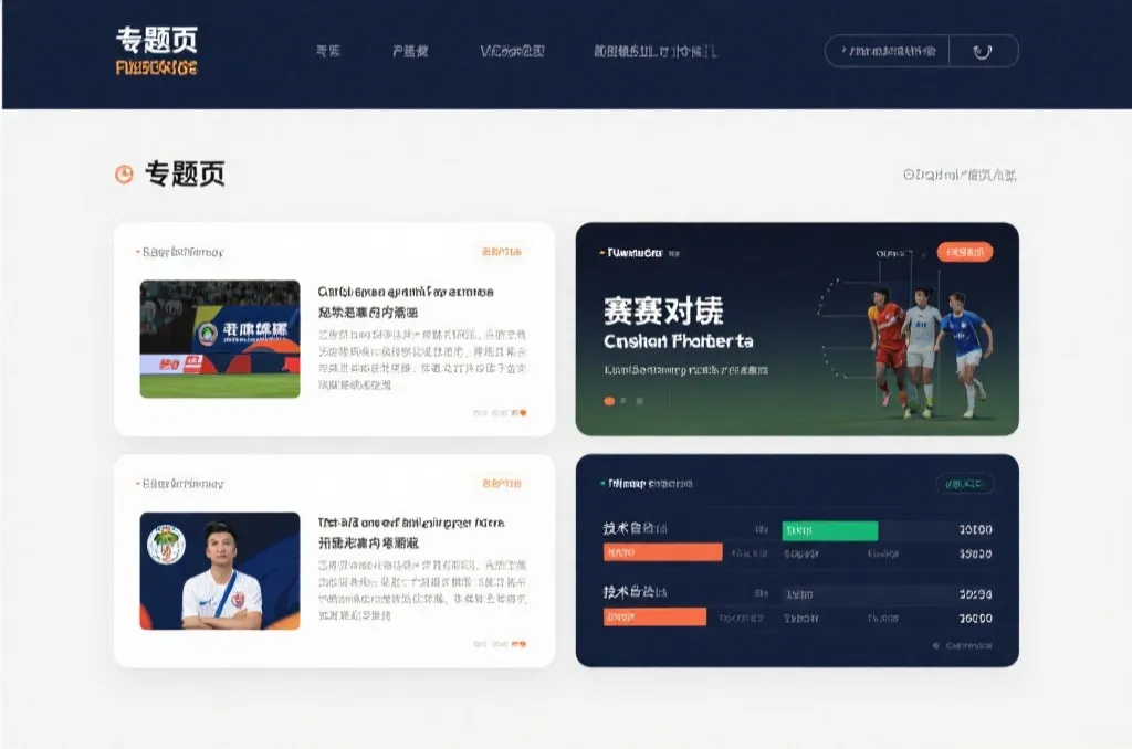 赛后复盘内容与技术统计并列展示的体育专题页面